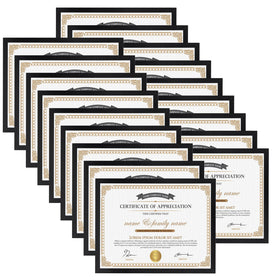 Hoikwo certificate frame showcases diplomas with a slim, lightweight design.