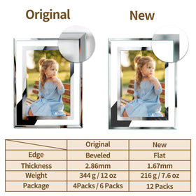Tabletop display stand for Hoikwo 5x7 frames ready for vertical or horizontal layout.
