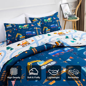 Holawakaka navy blue color keeps the room neat and coordinated.