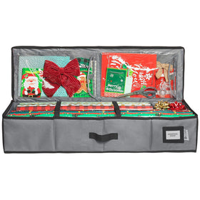 Generous dimensions fit most gift-wrapping setups and storage spaces.