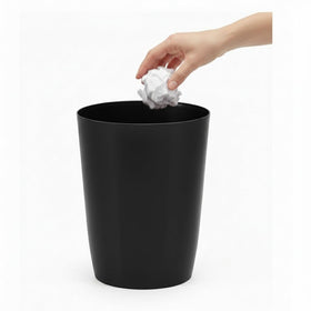 HOLDN’ STORAGE mini waste basket front view, compact and space-saving for tight spaces.
