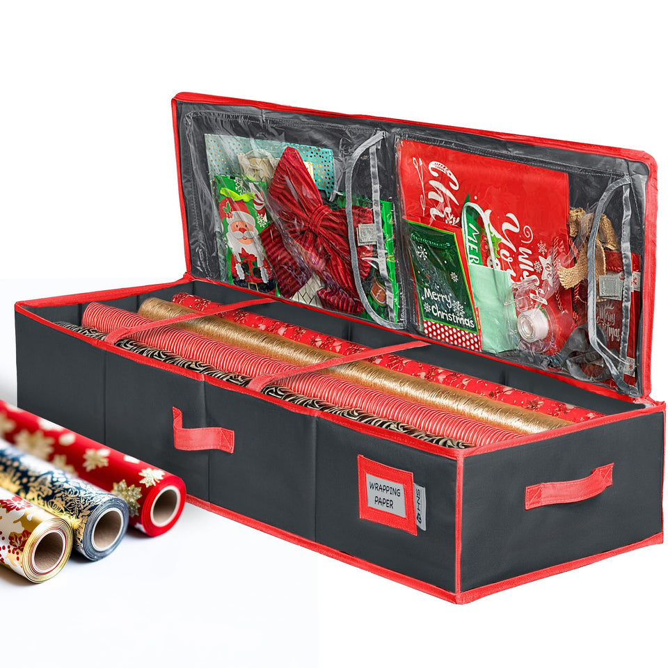HOLDN’ STORAGE premium wrap underbed design keeps supplies neatly tucked away.
