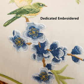 Holibeat peach blossom pattern adds spring vibes to any sofa.