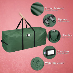 Holiday Cheer versatile storage for garlands, lights, and ornaments year-round.