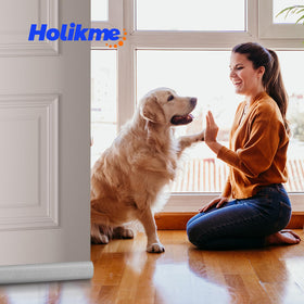 Holikme grey 32-inch fits most doors and reduces energy loss.