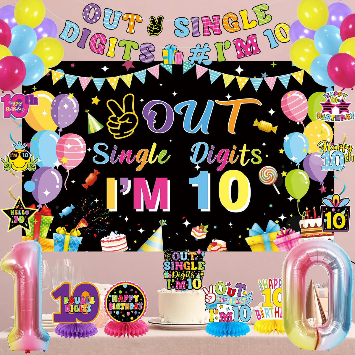 Holkcog photo backdrop prop enhances birthday moments.