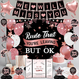Holkcog black pink glitter banner stands out boldly