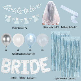Holkcog bridal veil banner adds whimsical charm to photo areas.