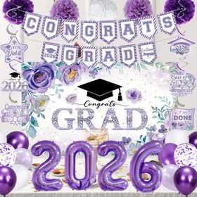 Holkcog Congrats Grad banner clearly conveys the graduation message