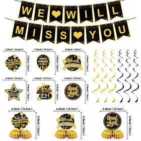 Holkcog farewell banner We will miss you perfect for decorating desks and doorways