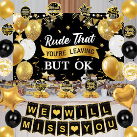 Holkcog honeycomb ornaments create dimensional decorations for a warm farewell ambiance