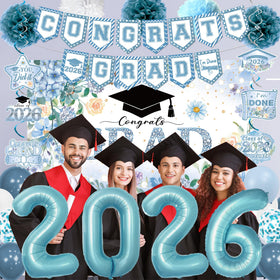 Holkcog graduation spiral cards provide durable decorative accents.