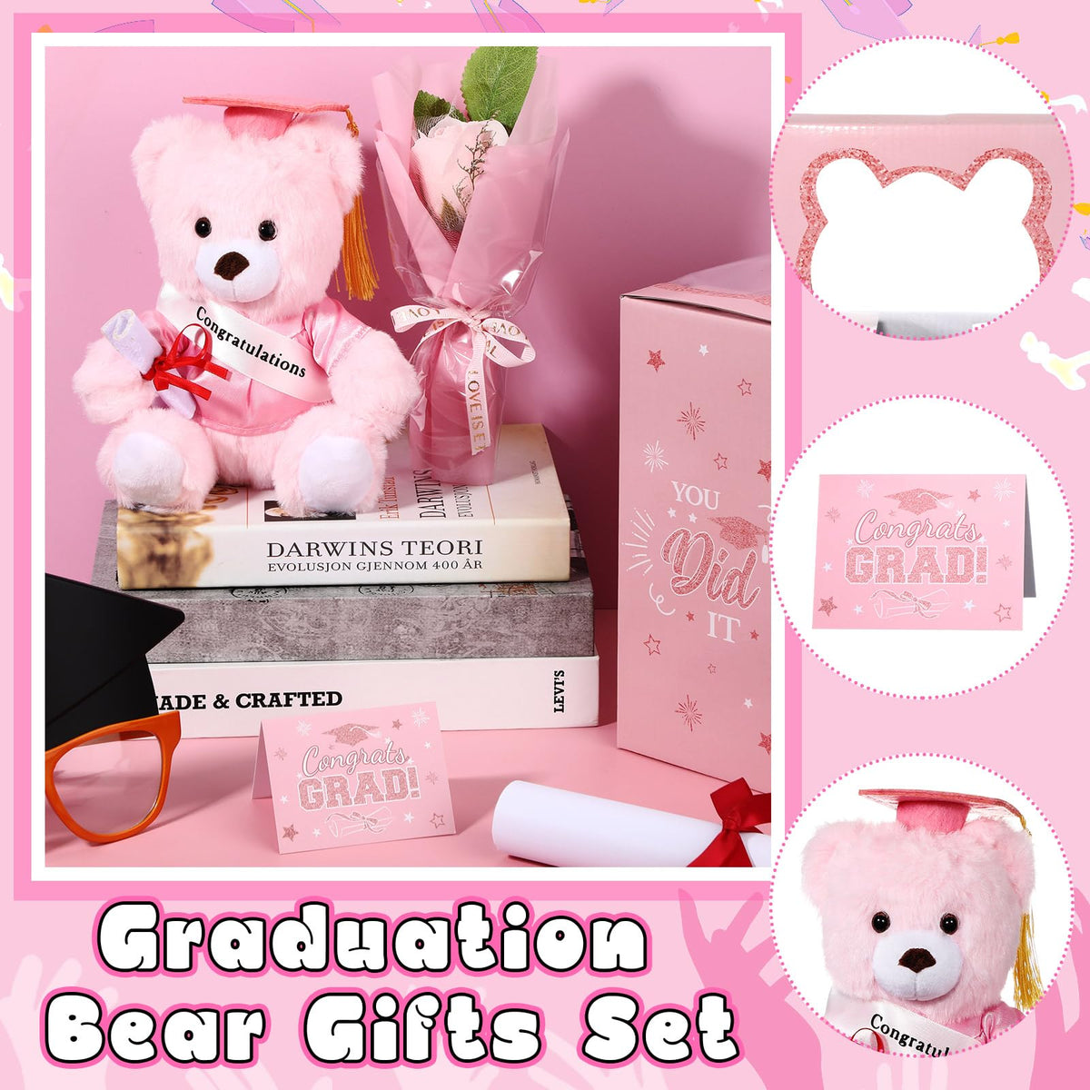 Hollowfly graduation card offers a personalized message option for the graduate