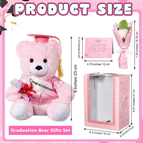 Hollowfly soap rose bouquet adds colorful decor to graduation celebrations