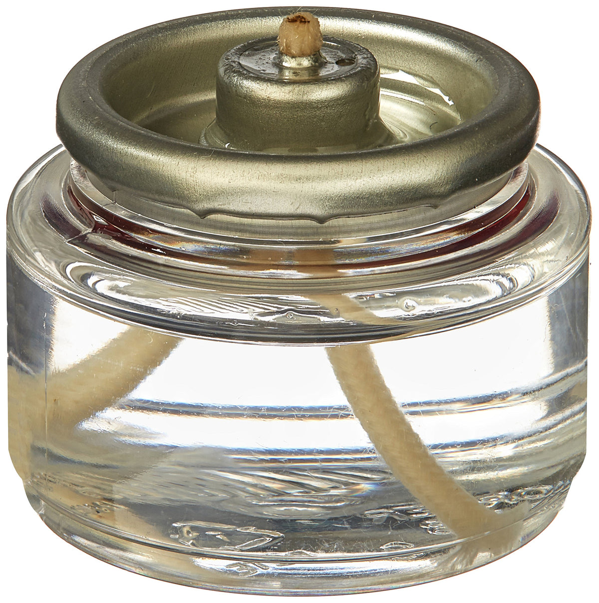 Closeup of Hollowick child resistant closures on the disposable candle