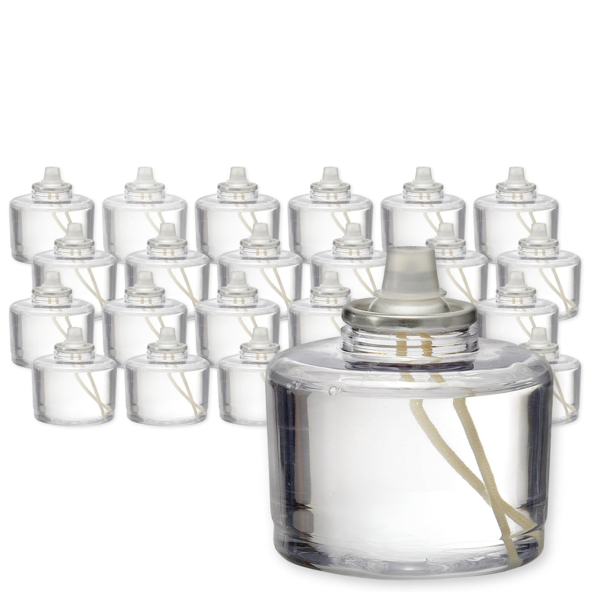Hollowick disposable liquid candles 36-hour fuel cells for extended ambience