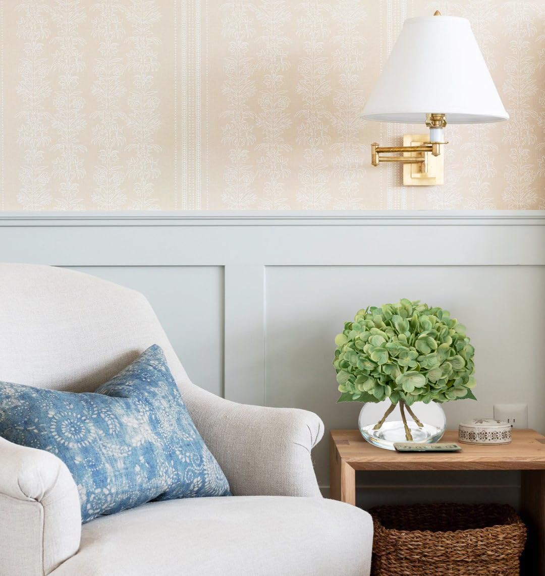 Hollyone hydrangea arrangement on table for versatile home decor
