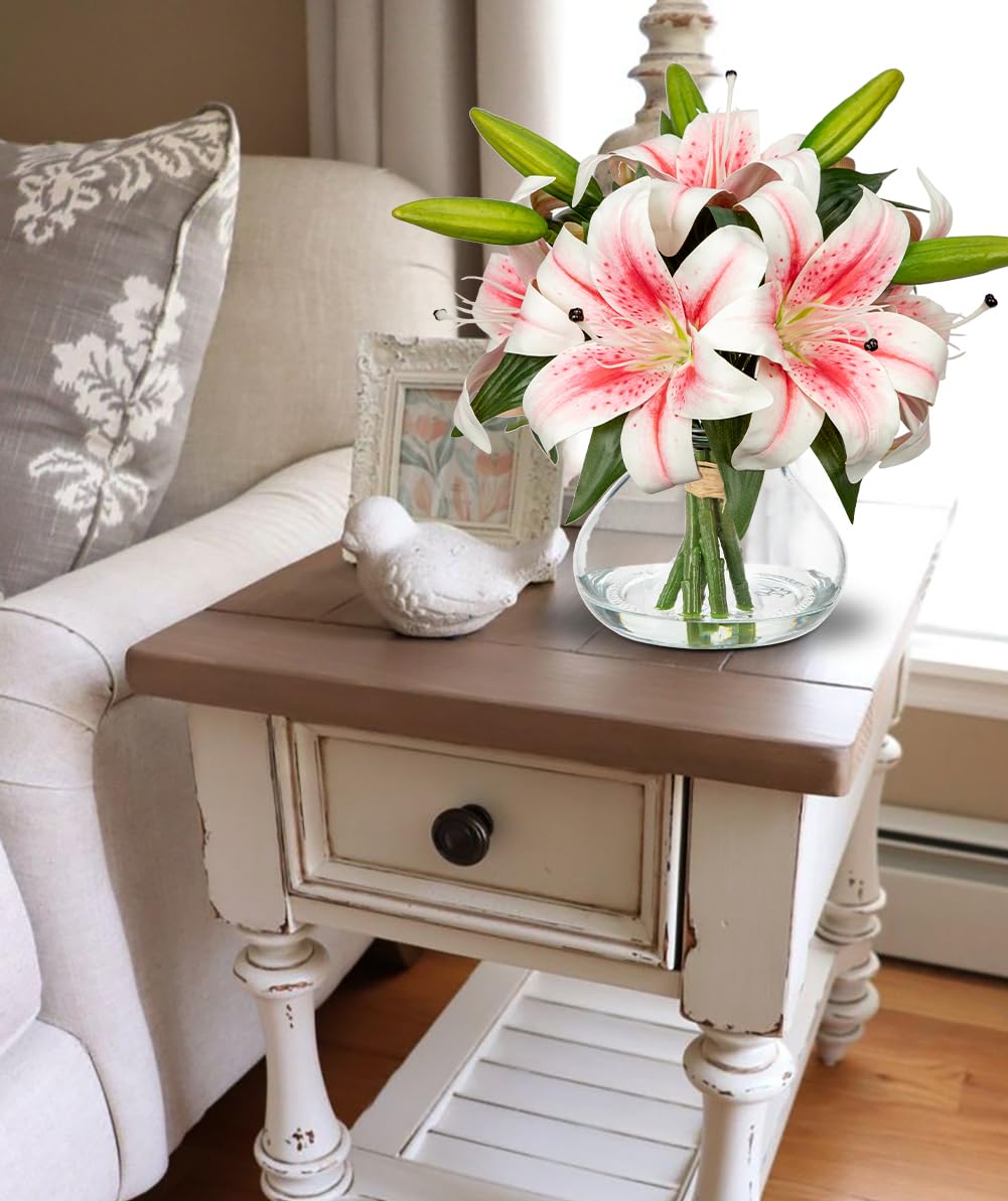 Hollyone pink Easter lilies arrangement perfect for gifts and events