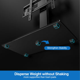 HOLMAXD tilt range from -5 to +8 degrees for better viewing comfort.