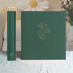 Holoary photo album open pages show five photos per page for organized memories.