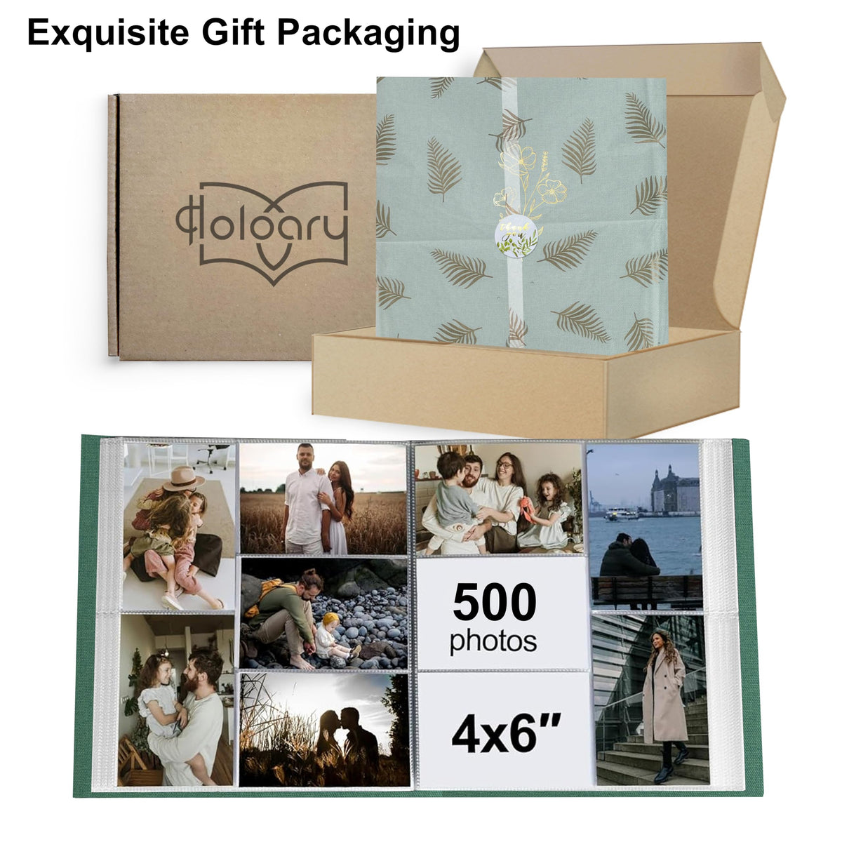Holoary gift-ready album makes a thoughtful keepsake for occasions.