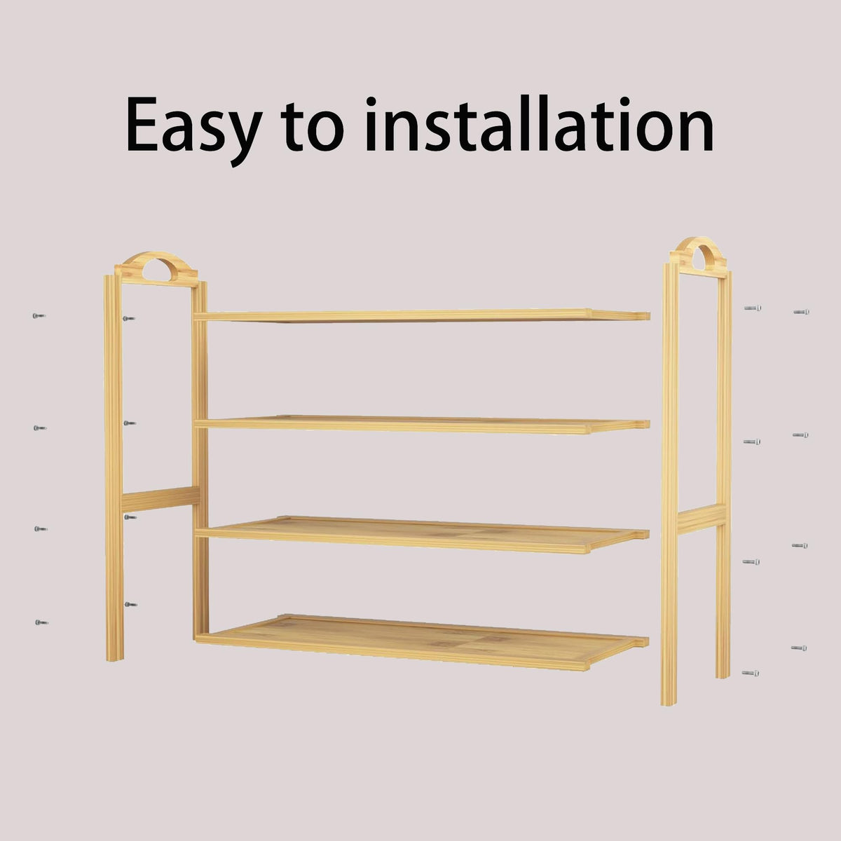Easy screw-free assembly demonstrated with simple parts for quick setup