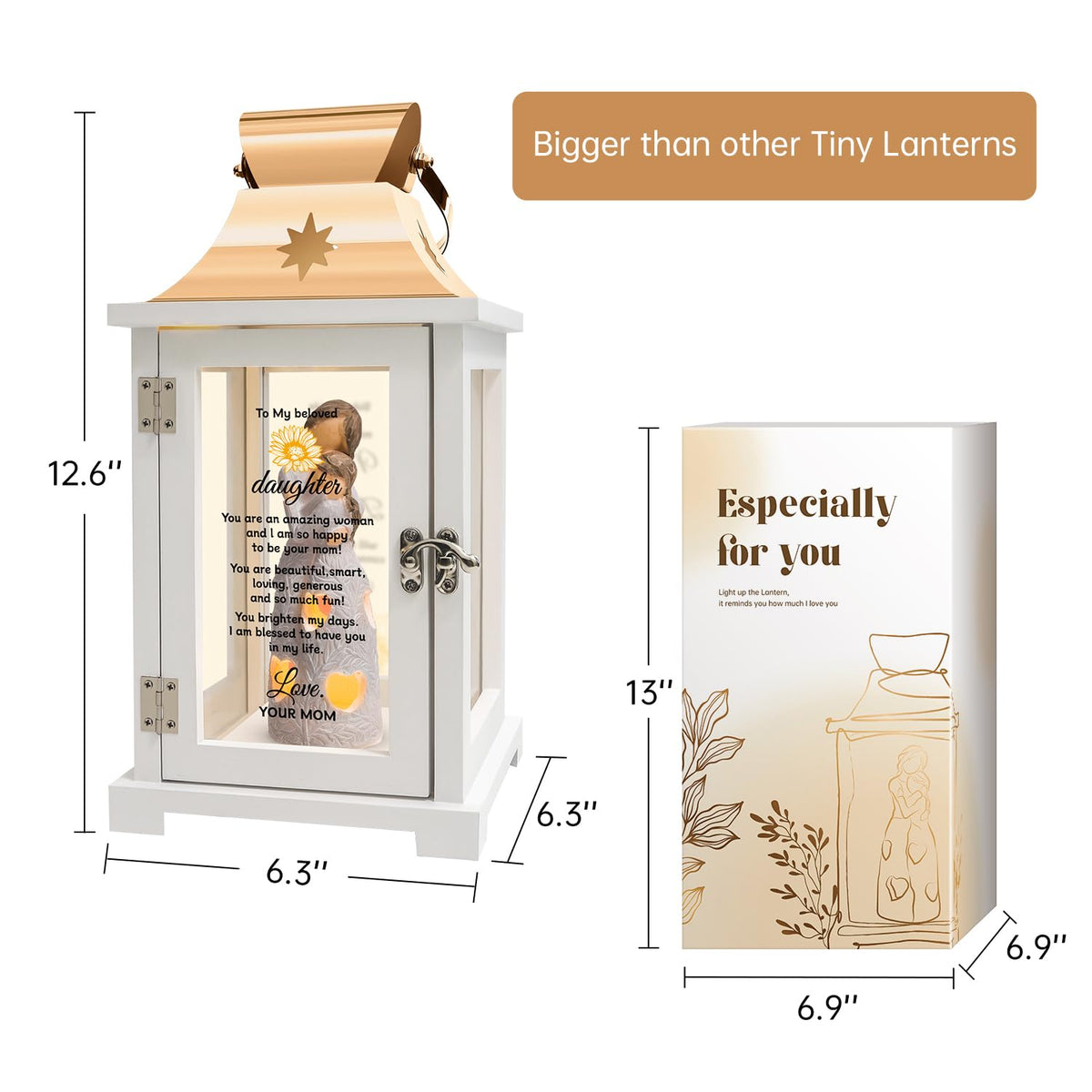 Homazing daughter-mother bond decor adds a sentimental touch to your space.