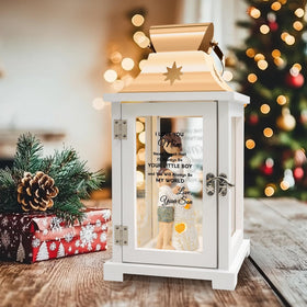 Homazing Display-ready lantern on mantel ideal for home decor