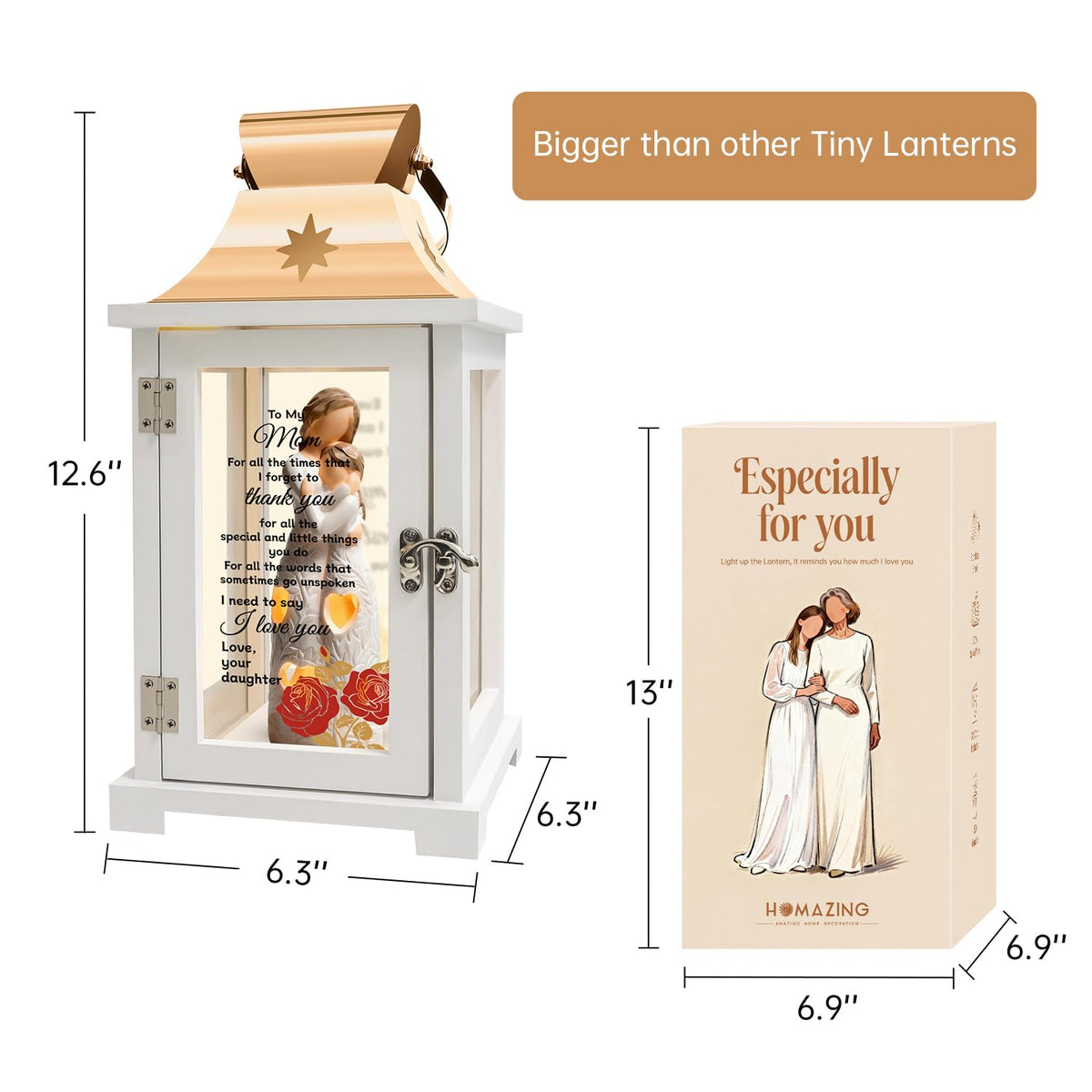 Homazing gift box and card elevate gifting presentation to Mom.