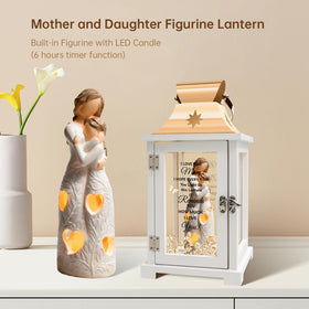 Homazing LED candle lantern with timer offers a warm, flickering glow for cozy spaces.
