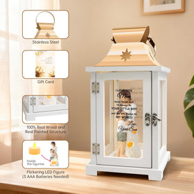 Homazing Rose-gold top lantern close-up showcasing details and durability