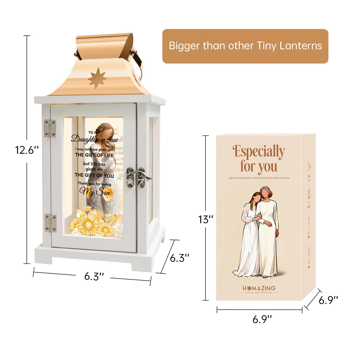 Homazing tempered glass panels with clear inscriptions add legible charm.