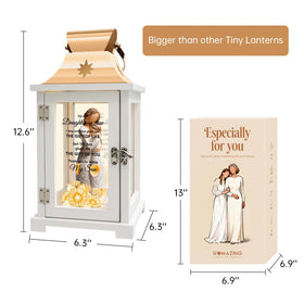 Homazing tempered glass panels with clear inscriptions add legible charm.