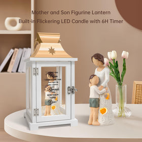 Homazing tempered glass panel showing clear text on lantern