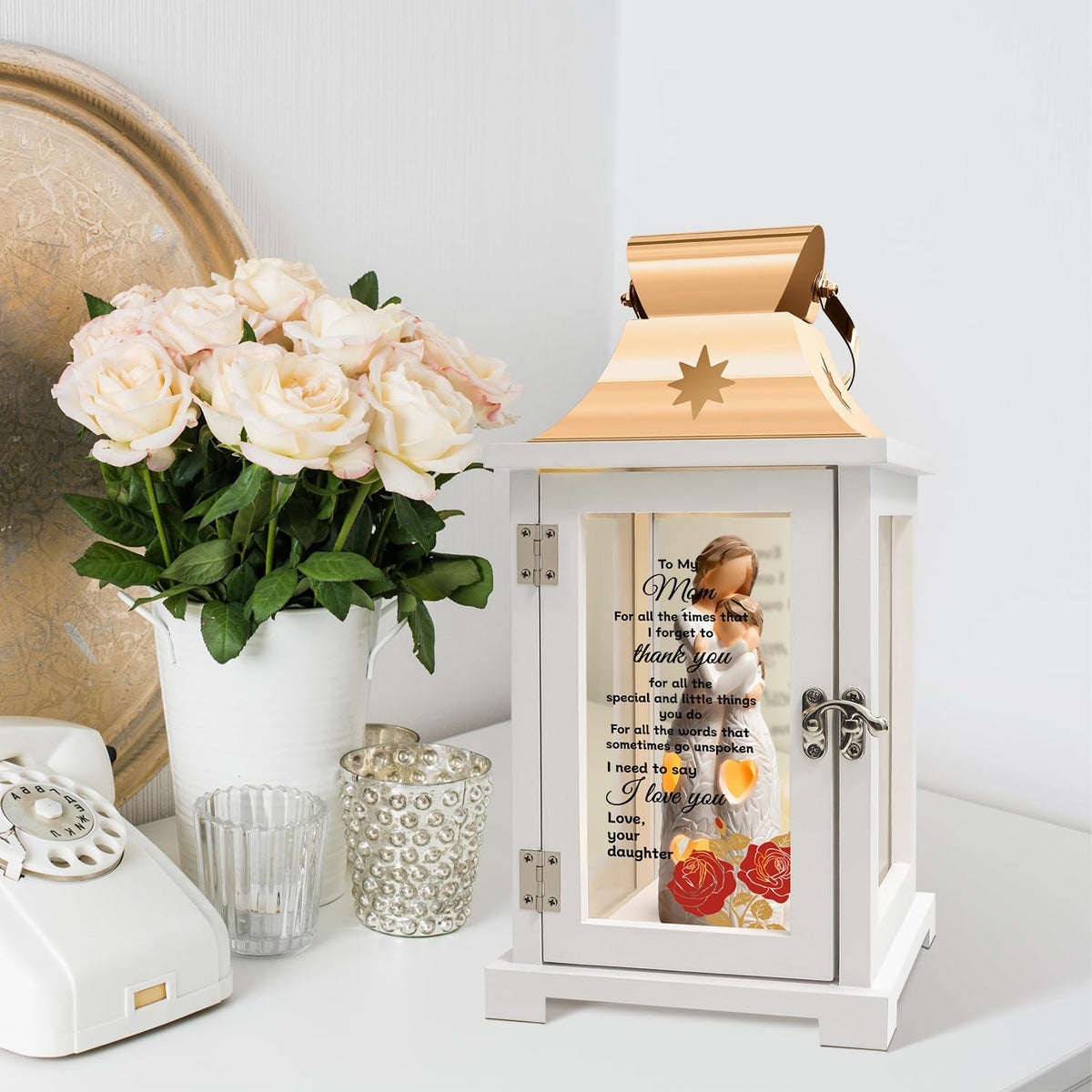 Homazing lantern-enhanced decor brings cozy atmosphere to living spaces.