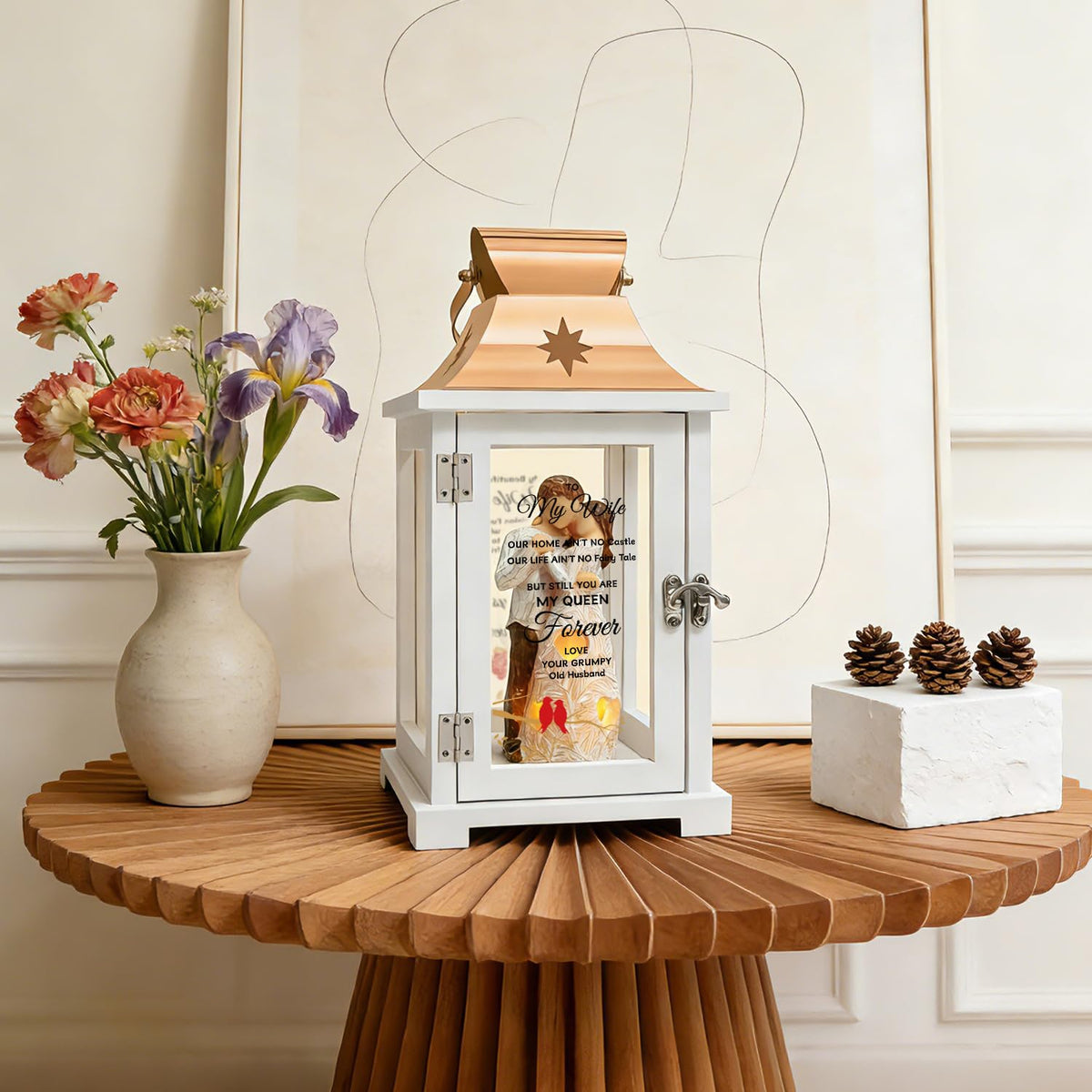 Homazing warm LED glow enhances any shelf or table display