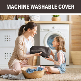 HOMBYS backrest cushion arrives compressed and expands after unpacking