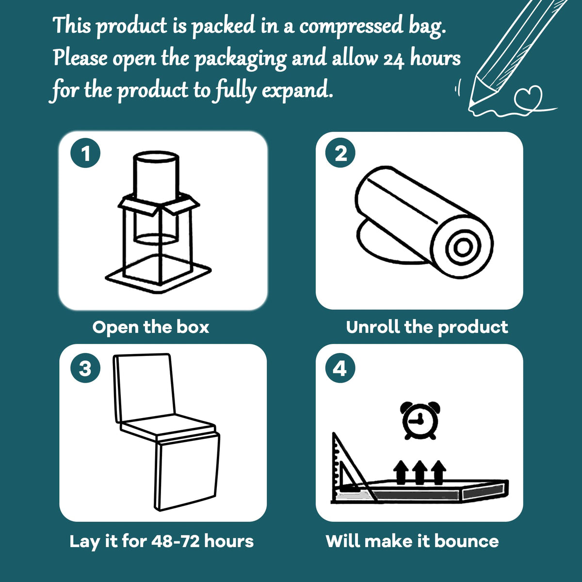 HOMBYS easy setup supports easier standing and comfortable sessions.