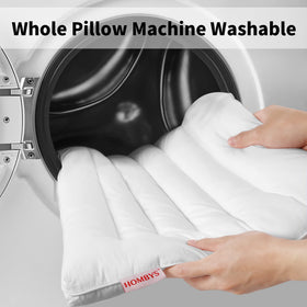 HOMBYS ergonomic edges cradle neck and shoulders for comfort.