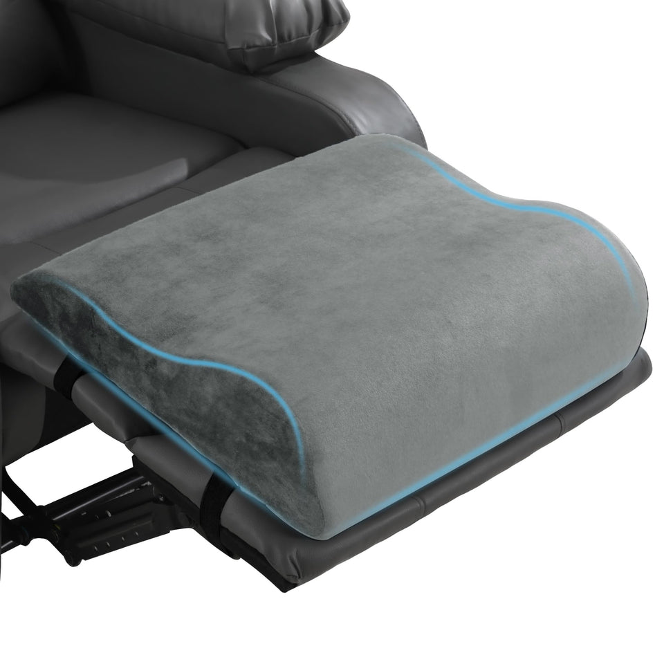 HOMBYS extra-large recliner leg pillow front view provides full coverage and surface protection.