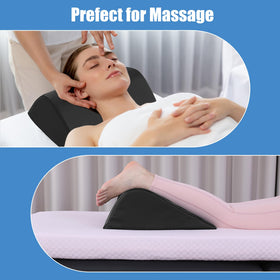 HOMBYS high-density foam maintains shape for reliable support throughout treatments.