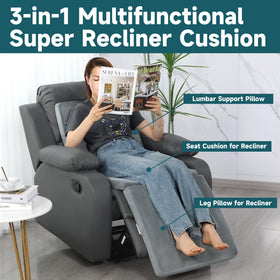 HOMBYS leg pillow elevates feet for relaxed leg posture.