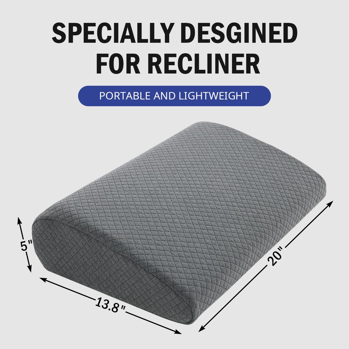 HOMBYS elderly-friendly lumbar pillow designed for comfortable rest