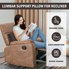 HOMBYS memory foam cushion close-up highlighting high-density foam and plush cover