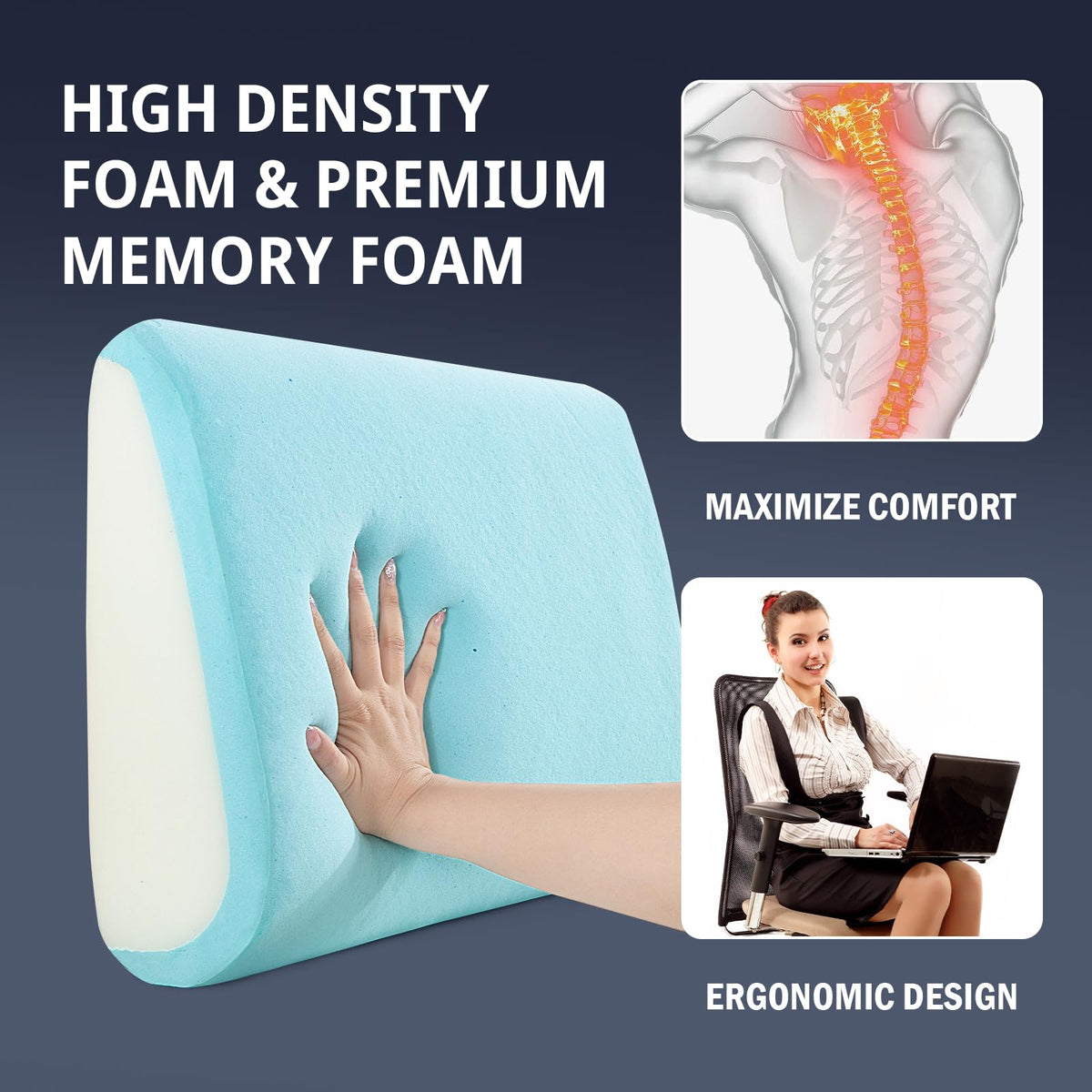 HOMBYS removable cover for easy cleaning and airflow