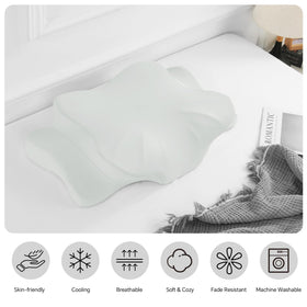 HOMBYS machine-wash care pillowcase demonstrating easy maintenance.