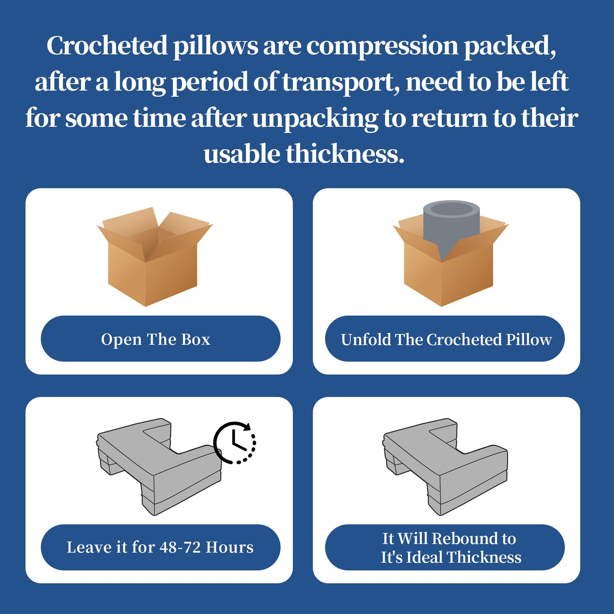 HOMBYS machine-washable cover keeps maintenance simple for everyday use