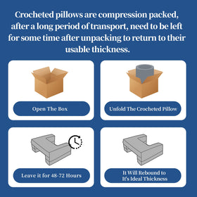 HOMBYS machine-washable cover keeps maintenance simple for everyday use