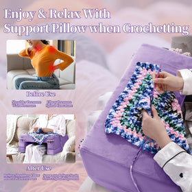 HOMBYS memory-foam core provides stable arm support