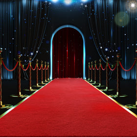HOMBYS red carpet runner suitable for entrances, stages, and photo backdrops